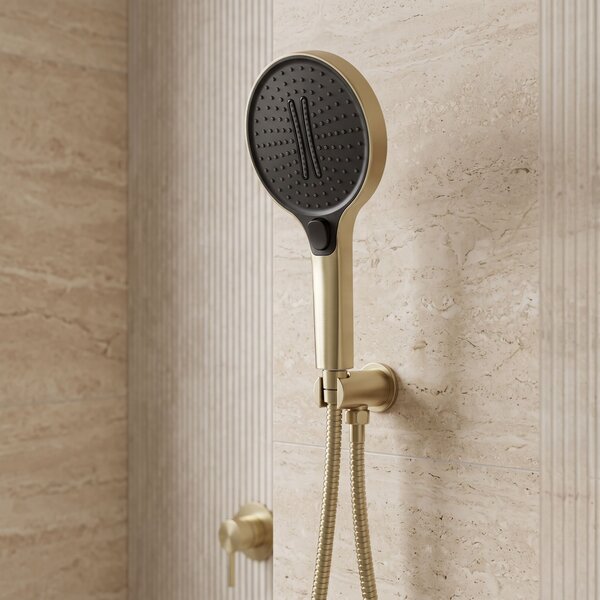 Shower handset REA JS-033 Brush Gold