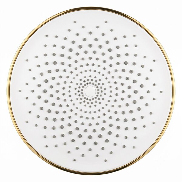 Round rain shower REA JS-021 Gold Brush