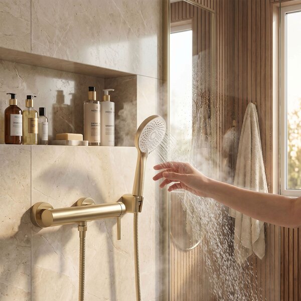 Shower faucet REA Rivo Brush Gold