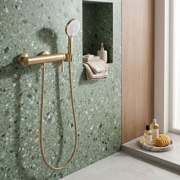 Shower faucet REA Rivo Brush Gold