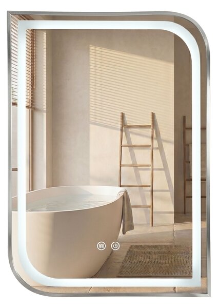 Mirror LED ZONE 70x50 BRUSH NICKEL