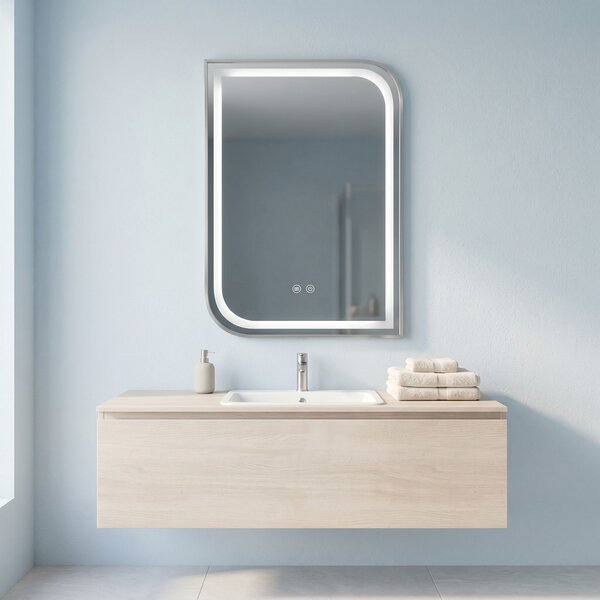 Mirror LED ZONE 70x50 BRUSH NICKEL