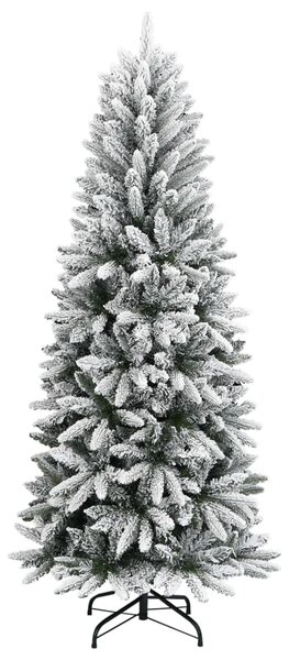 Artificial Christmas Tree with Flocked Snow 120 cm PVC&PE