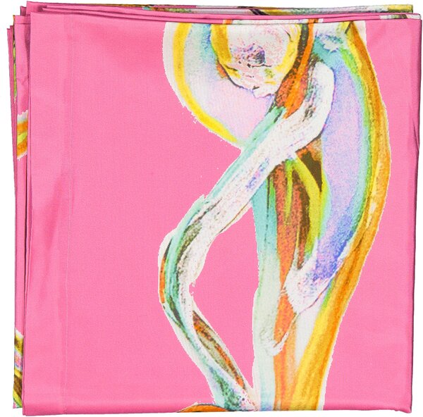 LIGHT FLOUX TABLECLOTH IN PINK - 280 x 280