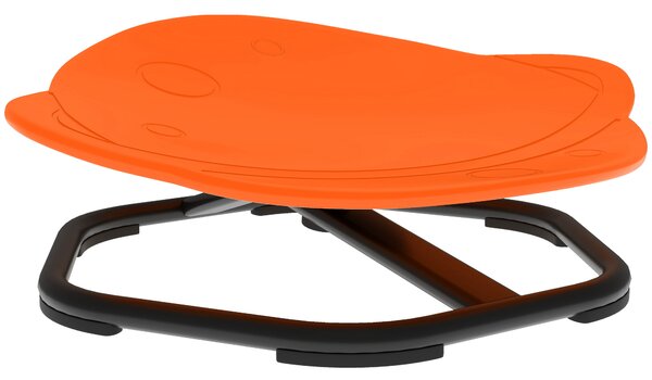 AIYAPLAY Planet-Shaped-kids Swivel Chair, Sensory Spinning Chair for Balance, Coordination Training, Orange
