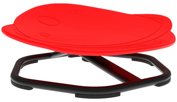 AIYAPLAY Planet-Shaped-kids Swivel Chair, Sensory Spinning Chair for Balance, Coordination Training, Red