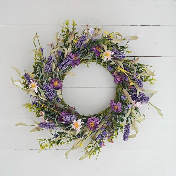 55cm Lavender Wreath