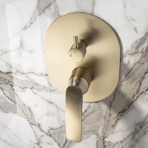 Shower system Rea Como M2 Brush Gold + BOX