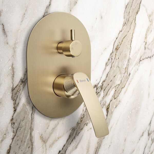 Shower system Rea Como M2 Brush Gold + BOX