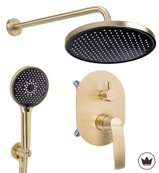 Shower system Rea Como M2 Brush Gold + BOX