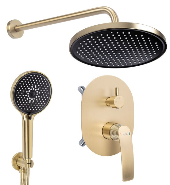 Shower system Rea Como M2 Brush Gold + BOX