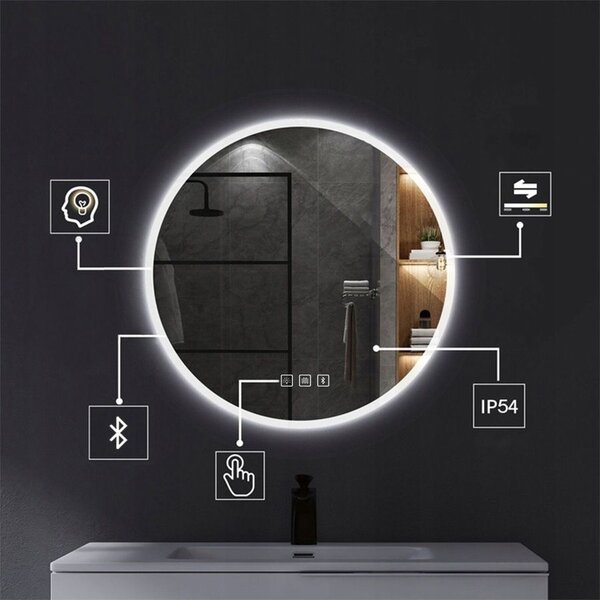 MIRROR LED BLUETOOTH FFJ 60CM