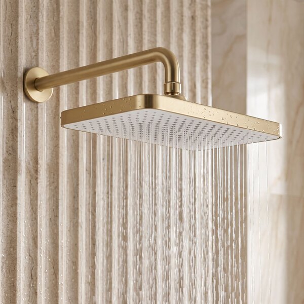 Rectangular shower head REA JS-032 Brushed Gold