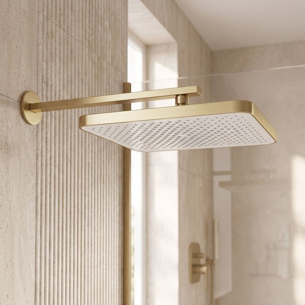Rectangular shower head REA JS-032 Brushed Gold