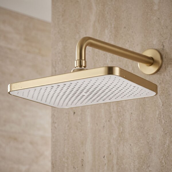 Rectangular shower head REA JS-032 Brushed Gold