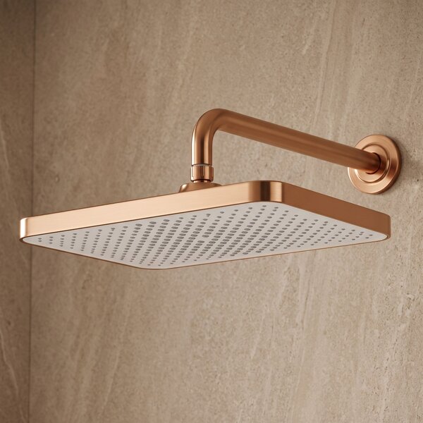 Rectangular shower head REA JS-032 Brushed Copper