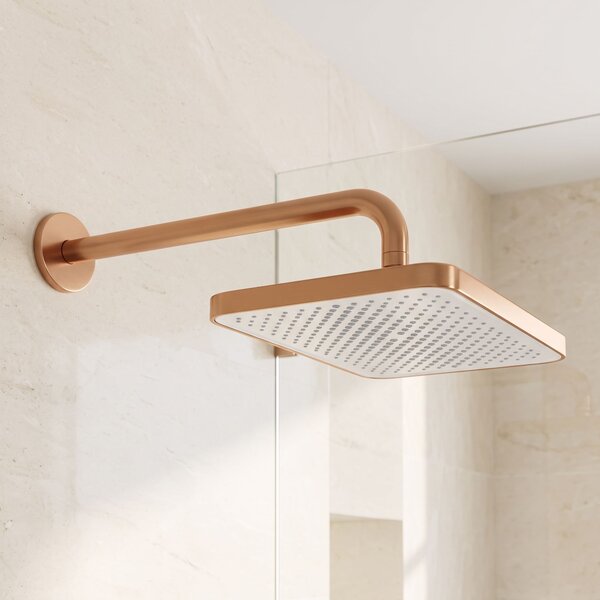Rectangular shower head REA JS-032 Brushed Copper