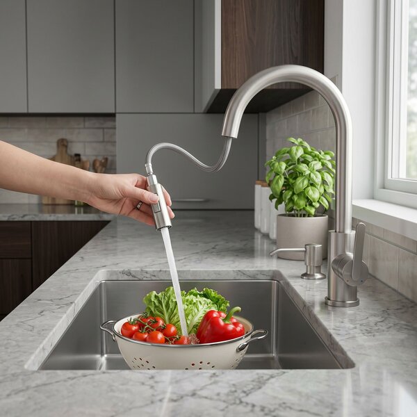Kitchen faucet REA Ontario Brush Nickel