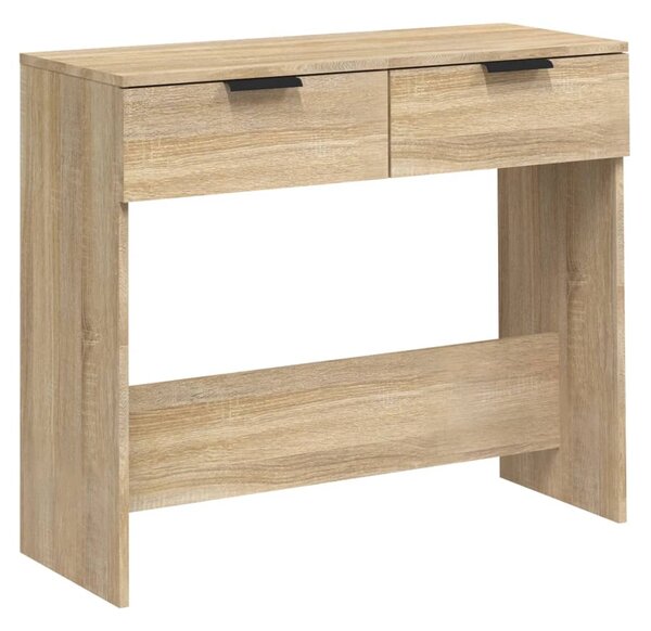 Console Table Sonoma Oak 90x36x75 cm Engineered Wood