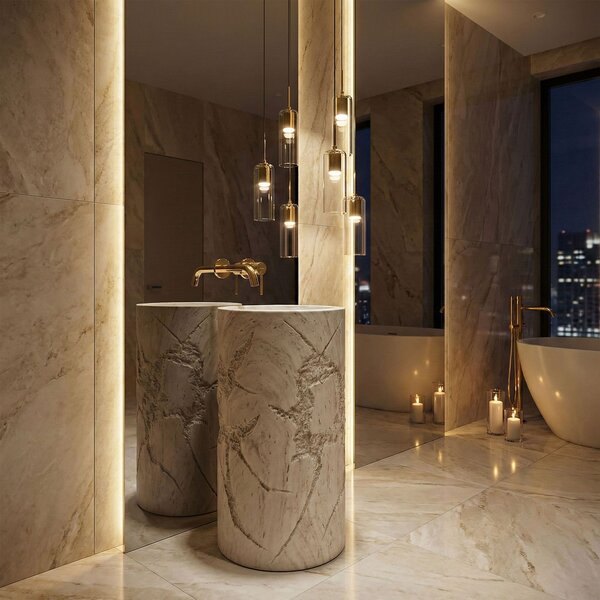 Freestanding basin REA Revello
