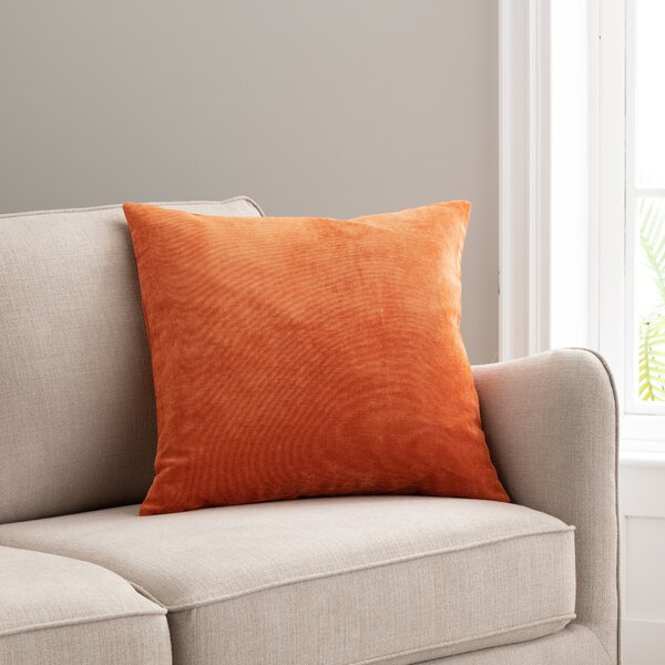 Velour Cushion Terracotta (Orange)