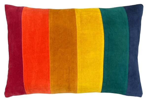 Rainbow Boudoir Filled Cushion 30cm x 50cm Jewel