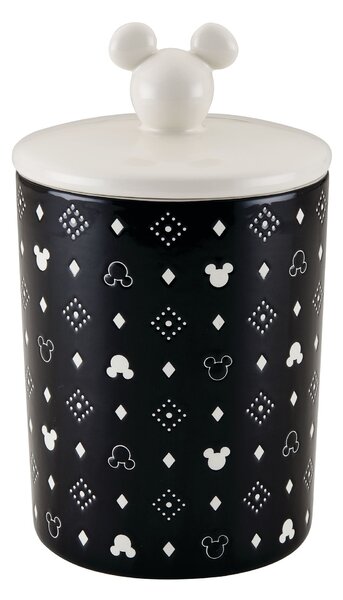 Disney Monochrome Mickey Mouse: Ceramic Airtight Storage Jar - Large Black