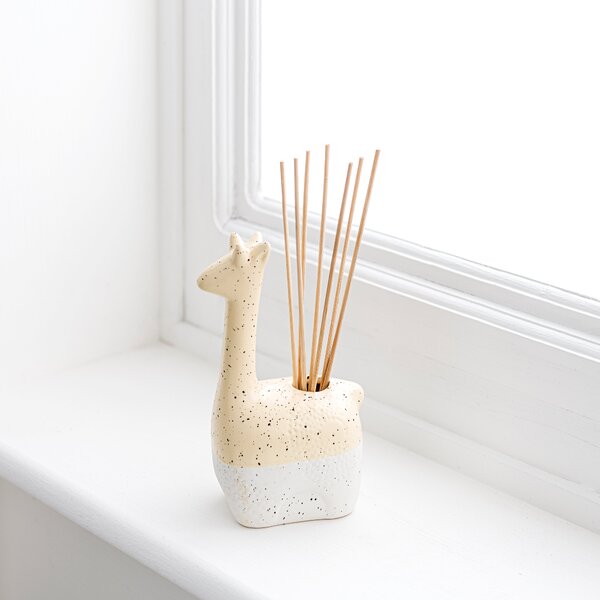 Vanilla Bean & Pepper Giraffe Diffuser Cream (Natural)