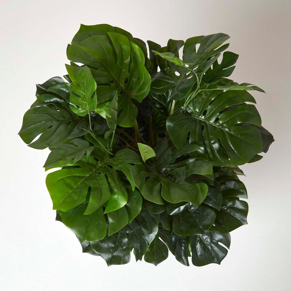 Artificial Monstera Plant Lifelike Green Cheese Plant, 120 cm Tall