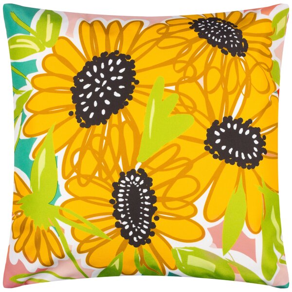Furn. Sunflower Outdoor Cushion MultiColoured