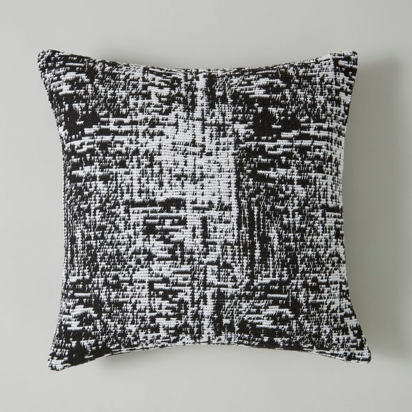 Elements Textured Cushion Black