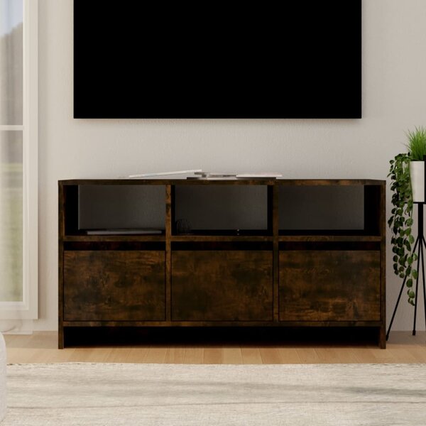 TV Cabinet Smoked Oak 102x37.5x52.5 cm Engineered Wood