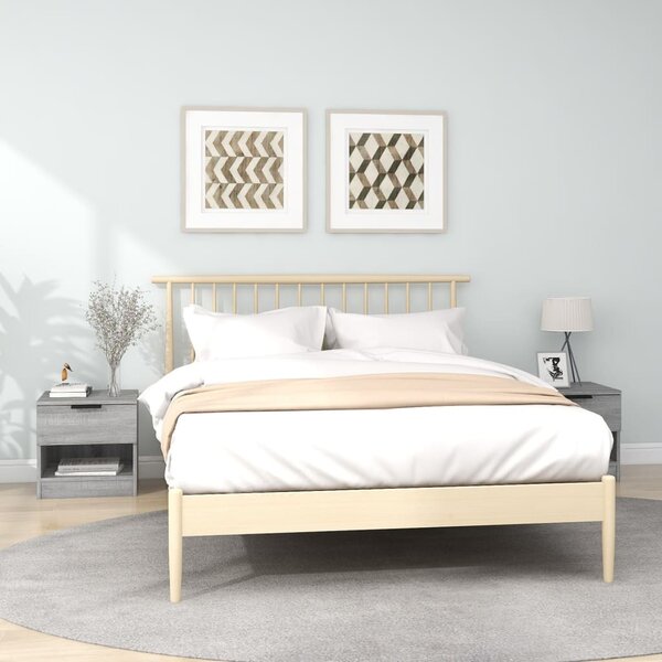 Bedside Cabinets 2 pcs Grey Sonoma Engineered Wood