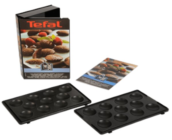 Tefal Snack Collection cookie plates for sandwich grill Black