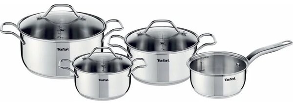 Tefal Intuition saucepan set 7 pieces Stainless steel