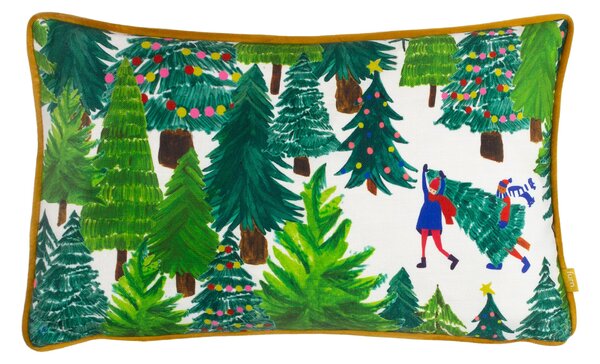 Christmas Together Tree Day Cushion MultiColoured