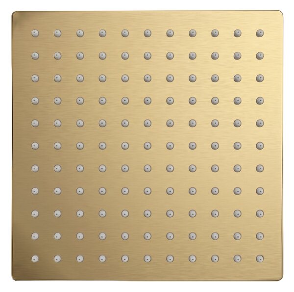Square rain shower head REA JS-P015BG 25cm Brush Gold