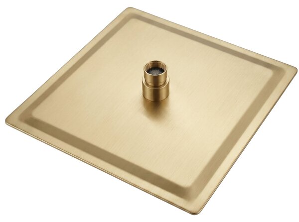 Square rain shower head REA JS-P015BG 25cm Brush Gold