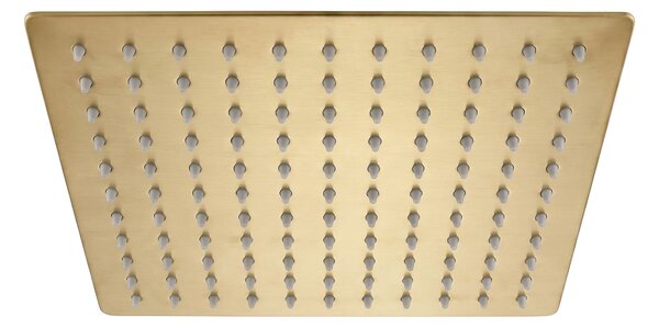 Square rain shower head REA JS-P015BG 25cm Brush Gold