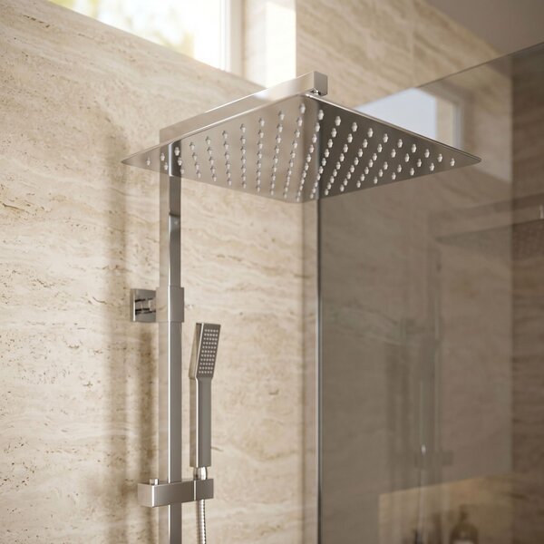 Square rain shower head REA JS-P015 30cm Chrome
