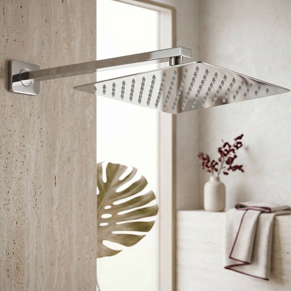 Square rain shower head REA JS-P015 30cm Chrome