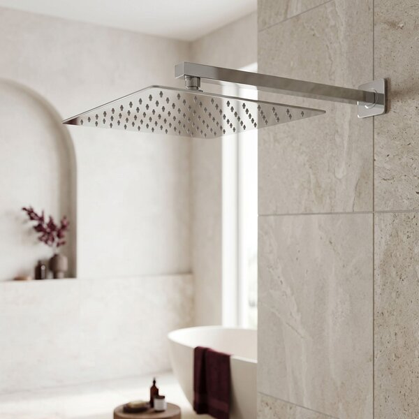 Square rain shower head REA JS-P015 30cm Chrome