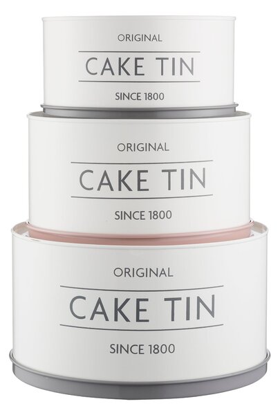 Mason Cash Innovative Kitchen Set of 3 Cake Tins Natural