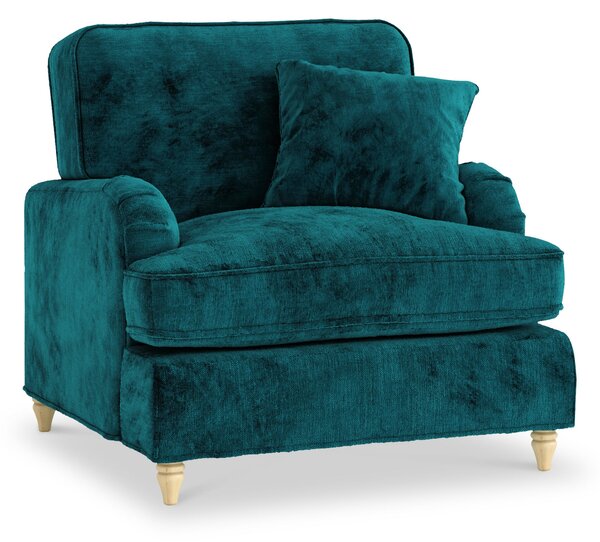 Arthur Armchair | 8 Chenille Colours | Made in the UK | Roseland