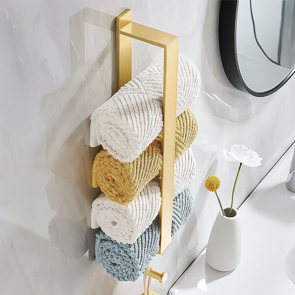 Bathroom hanger Brush Gold
