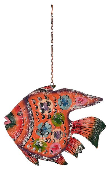 Decorative Figure Home ESPRIT Multicolour Fish 63 X 9 X 46 cm