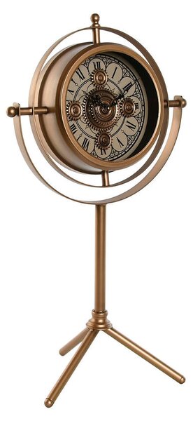 Table clock Home ESPRIT Golden Metal Crystal 36 X 24 X 66,5 cm