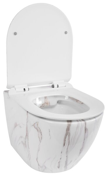 Toilet bowl Rea Carlos Slim Rimless Aiax Shiny
