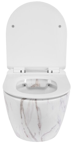Toilet bowl Rea Carlos Slim Rimless Aiax Shiny