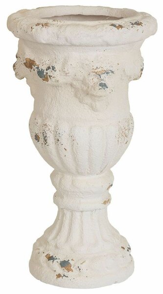 Vase Alexandra House Living White Manganese oxide 29 x 50 x 29 cm